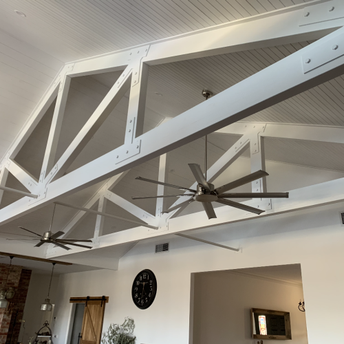 Feature Exposed Roof Truss