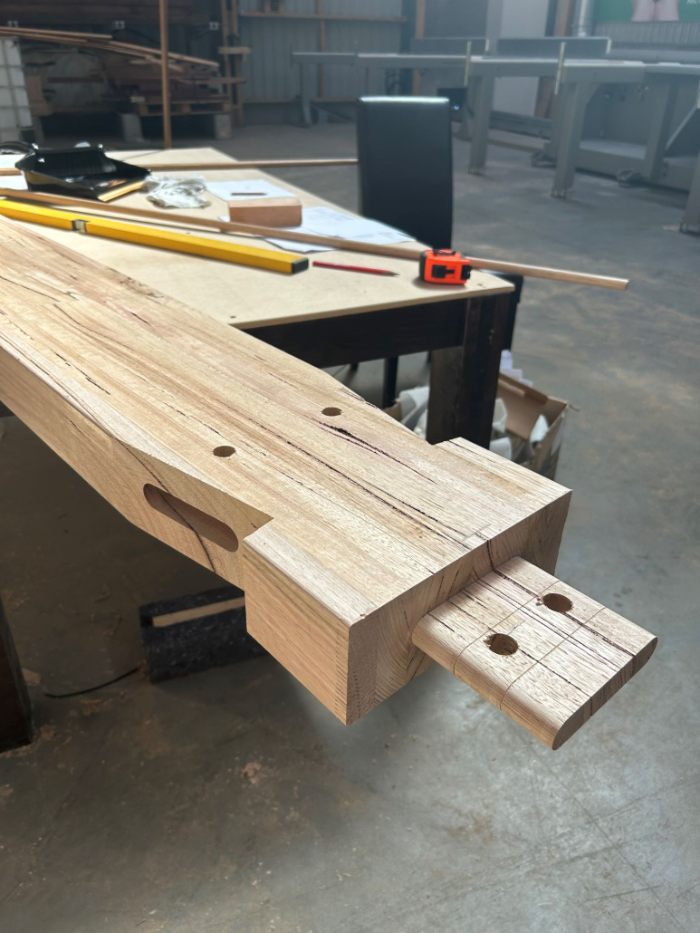 Pegged Mortise & Tenon CNC Timber Machining By The Truss Joint